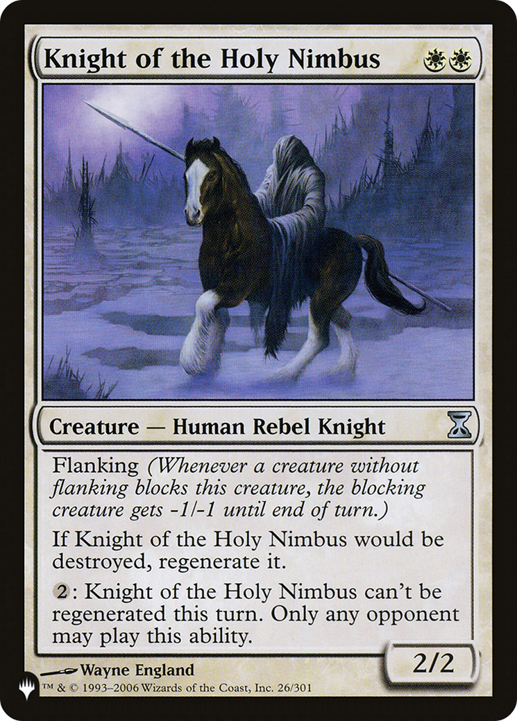 Knight of the Holy Nimbus [The List] - Destination Retro
