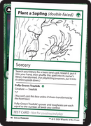 Plant a Sapling (double-faced) [Mystery Booster 2 Playtest Cards] - Destination Retro