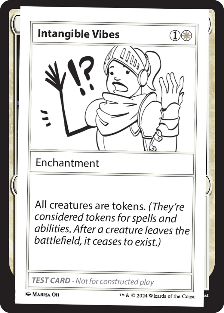 Intangible Vibes [Mystery Booster 2 Playtest Cards] - Destination Retro