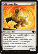 Whitemane Lion (PLC) [The List] - Destination Retro