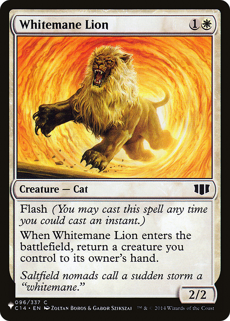 Whitemane Lion (PLC) [The List] - Destination Retro