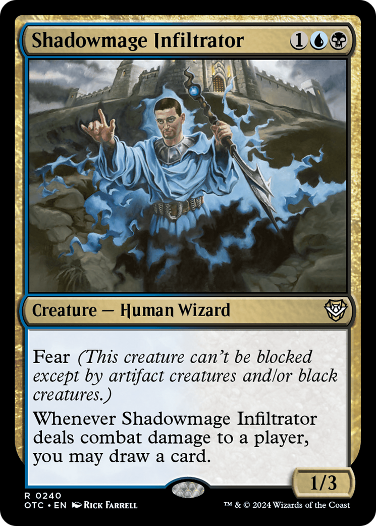 Shadowmage Infiltrator [Outlaws of Thunder Junction Commander] - Destination Retro