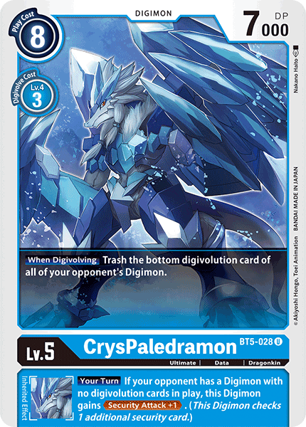 CrysPaledramon [BT5-028] [Battle of Omni] - Destination Retro