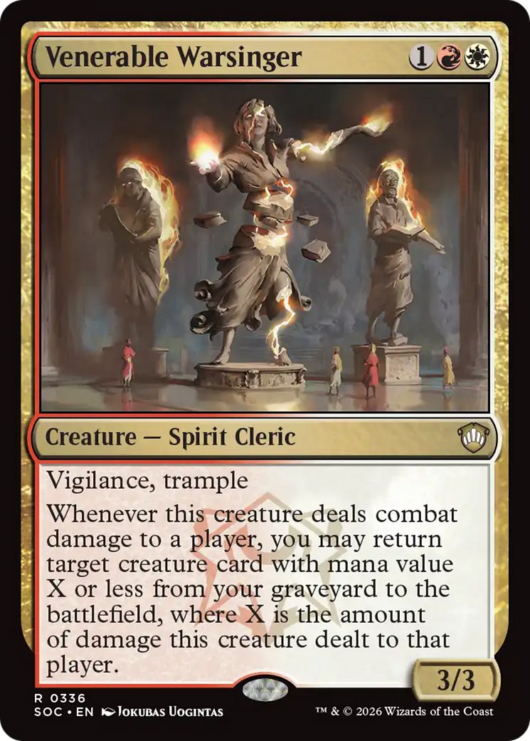 Venerable Warsinger [Secrets of Strixhaven Commander] - Destination Retro