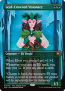 Leaf-Crowned Visionary (Borderless) [Lorwyn Eclipsed Special Guests] - Destination Retro