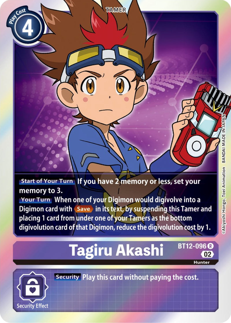 Tagiru Akashi [BT12-096] [Across Time] - Destination Retro
