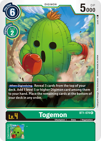 Togemon [BT1-074] [Release Special Booster Ver.1.0] - Destination Retro