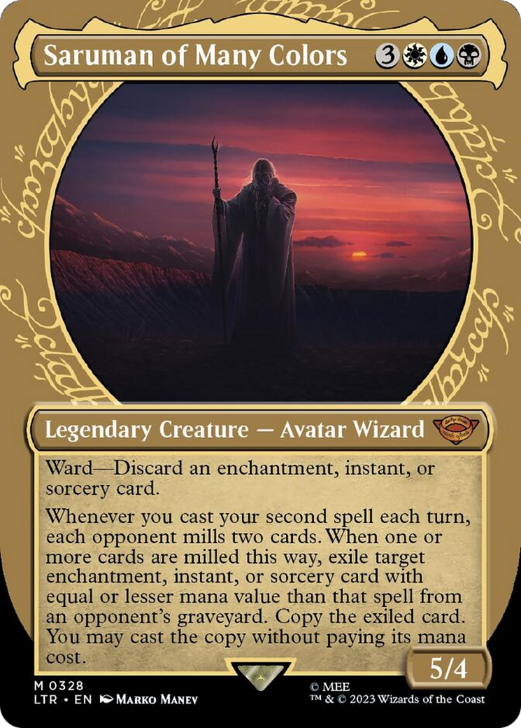 Saruman of Many Colors (Showcase Ring Frame) [The Lord of the Rings: Tales of Middle-Earth] - Destination Retro