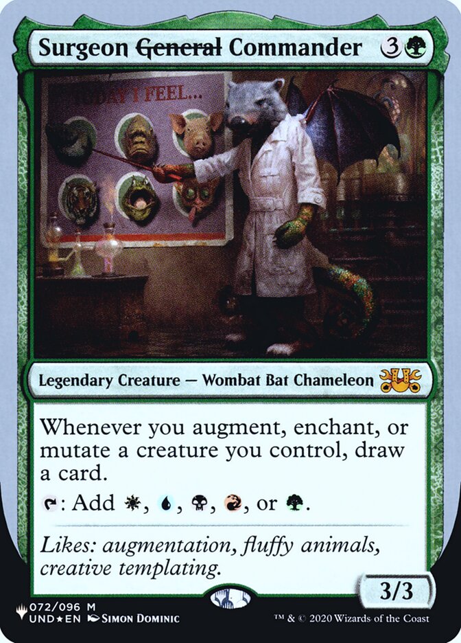 Surgeon General Commander (Unfinity Foil Edition) [The List] - Destination Retro