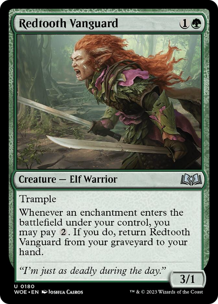 Redtooth Vanguard [Wilds of Eldraine] - Destination Retro