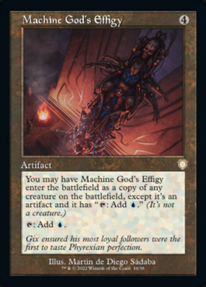 Machine God's Effigy (Retro) [The Brothers' War Commander] - Destination Retro