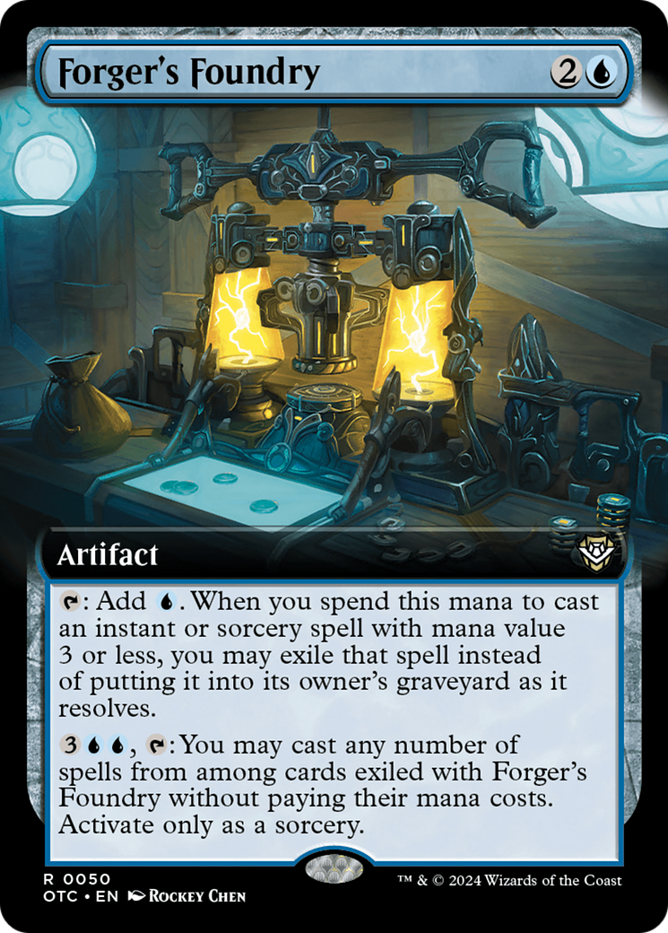 Forger's Foundry (Extended Art) [Outlaws of Thunder Junction Commander] - Destination Retro