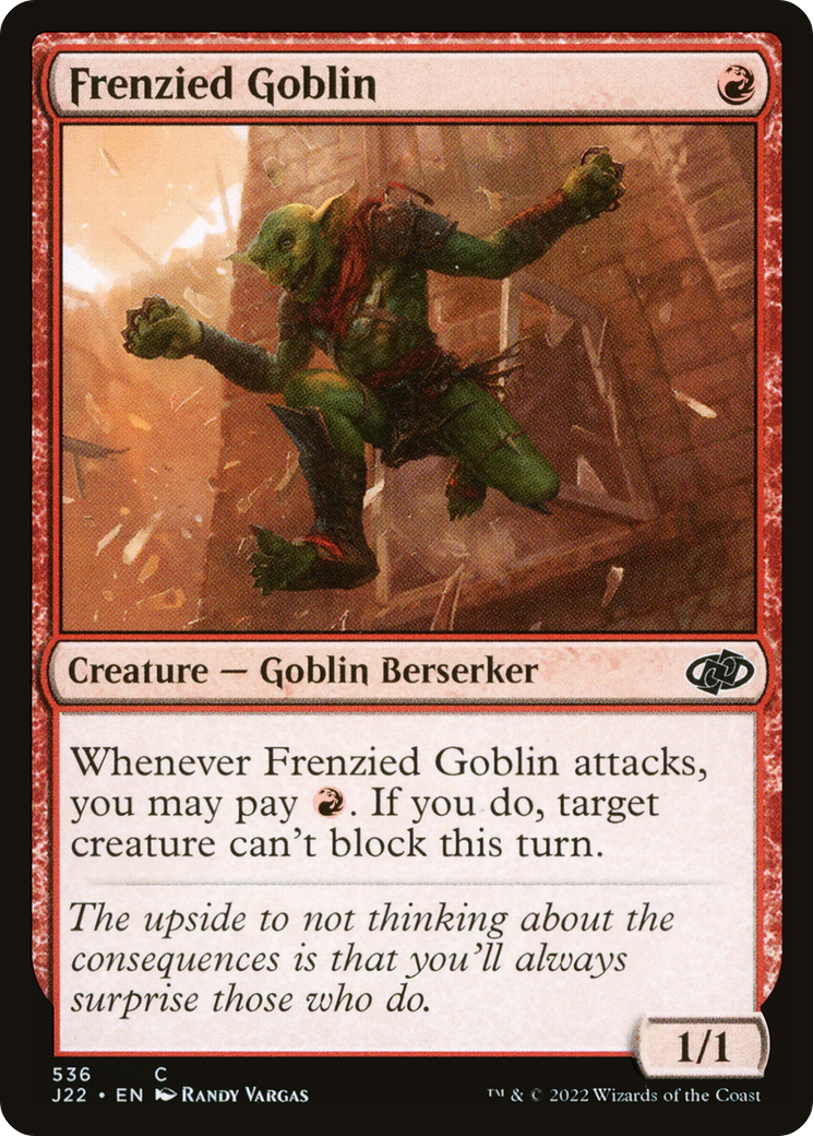 Frenzied Goblin [Jumpstart 2022] - Destination Retro
