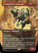 Trumpeting Carnosaur (Borderless) [The Lost Caverns of Ixalan] - Destination Retro