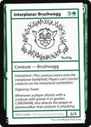 Interplanar Brushwagg (2021 Edition) [Mystery Booster Playtest Cards] - Destination Retro