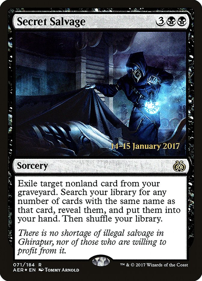 Secret Salvage [Aether Revolt Prerelease Promos] - Destination Retro