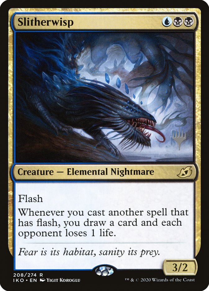 Slitherwisp (Promo Pack) [Ikoria: Lair of Behemoths Promos] - Destination Retro
