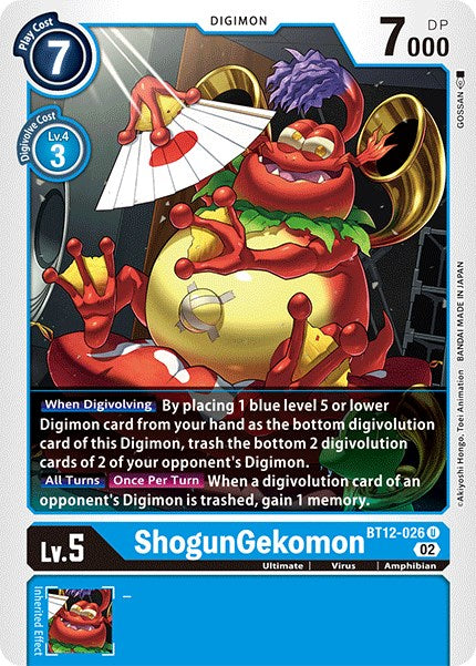 ShogunGekomon [BT12-026] [Across Time] - Destination Retro