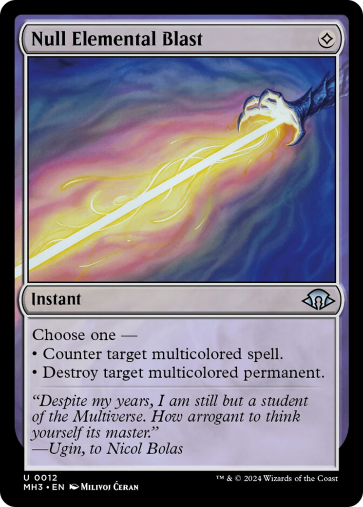 Null Elemental Blast [Modern Horizons 3] - Destination Retro