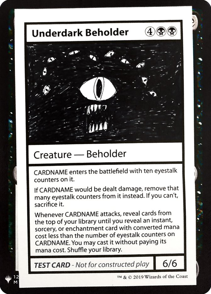 Underdark Beholder [Mystery Booster Playtest Cards] - Destination Retro