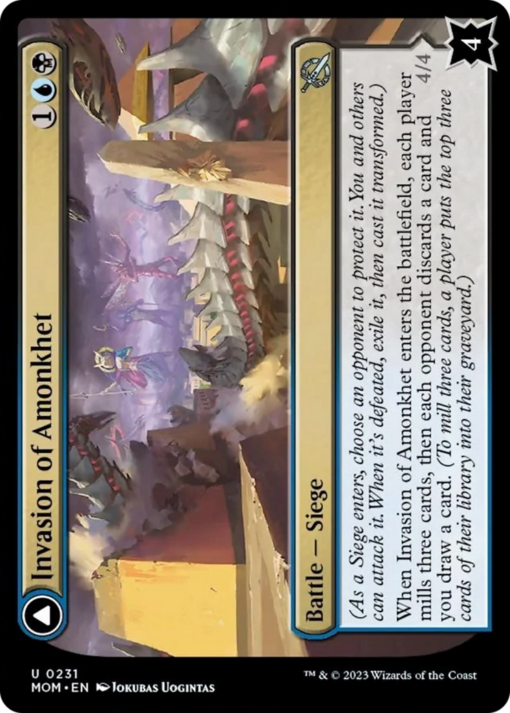 Invasion of Amonkhet // Lazotep Convert [March of the Machine] - Destination Retro