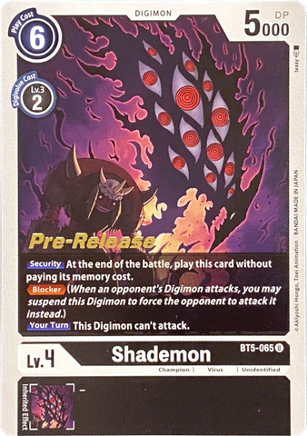 Shademon [BT5-065] [Battle of Omni Pre-Release Promos] - Destination Retro