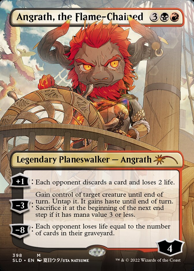 Angrath, the Flame-Chained (Borderless) [Secret Lair Drop Series] - Destination Retro