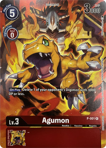 Agumon [P-001] (Tamer's Evolution Box 2) [Promotional Cards] - Destination Retro