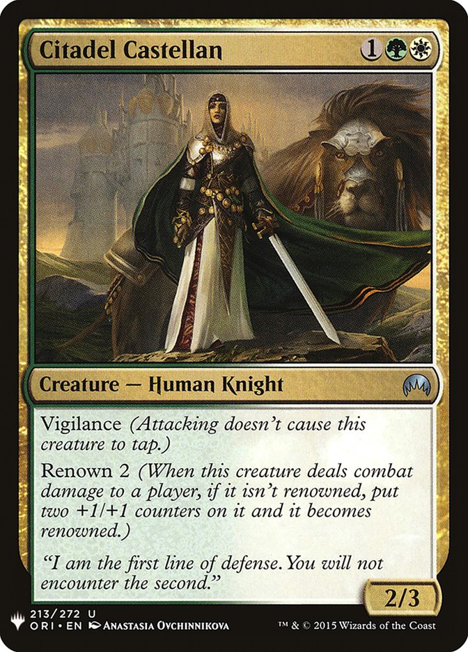 Citadel Castellan [Mystery Booster] - Destination Retro