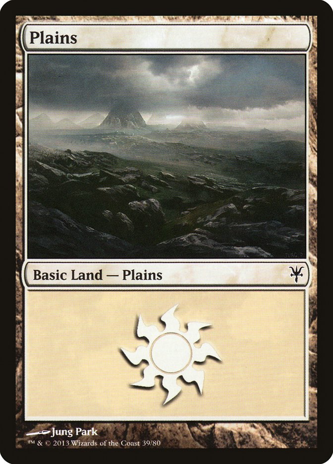 Plains (39) [Duel Decks: Sorin vs. Tibalt] - Destination Retro