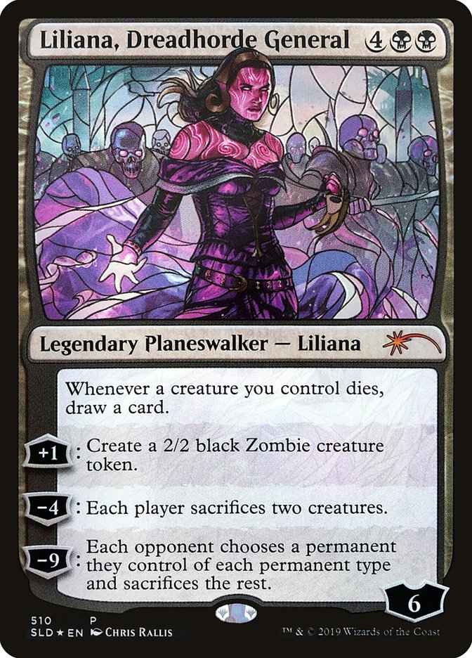Liliana, Dreadhorde General (Stained Glass) [Secret Lair Drop Promos] - Destination Retro