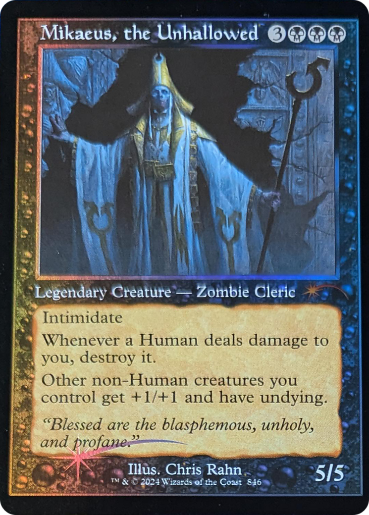 Mikaeus, the Unhallowed (Retro Frame) [Secret Lair Drop Series] - Destination Retro