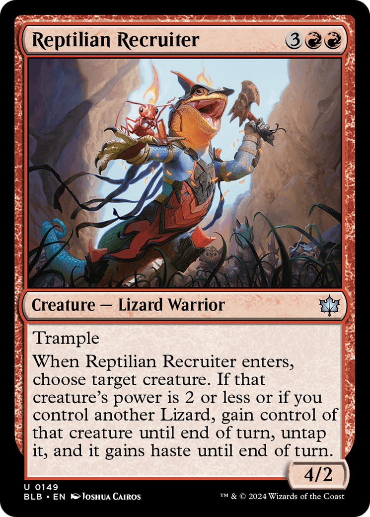 Reptilian Recruiter [Bloomburrow] - Destination Retro