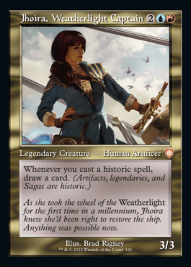 Jhoira, Weatherlight Captain (Retro) [The Brothers' War Commander] - Destination Retro