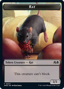 Rat // Food (0010) Double-Sided Token [Wilds of Eldraine Tokens] - Destination Retro