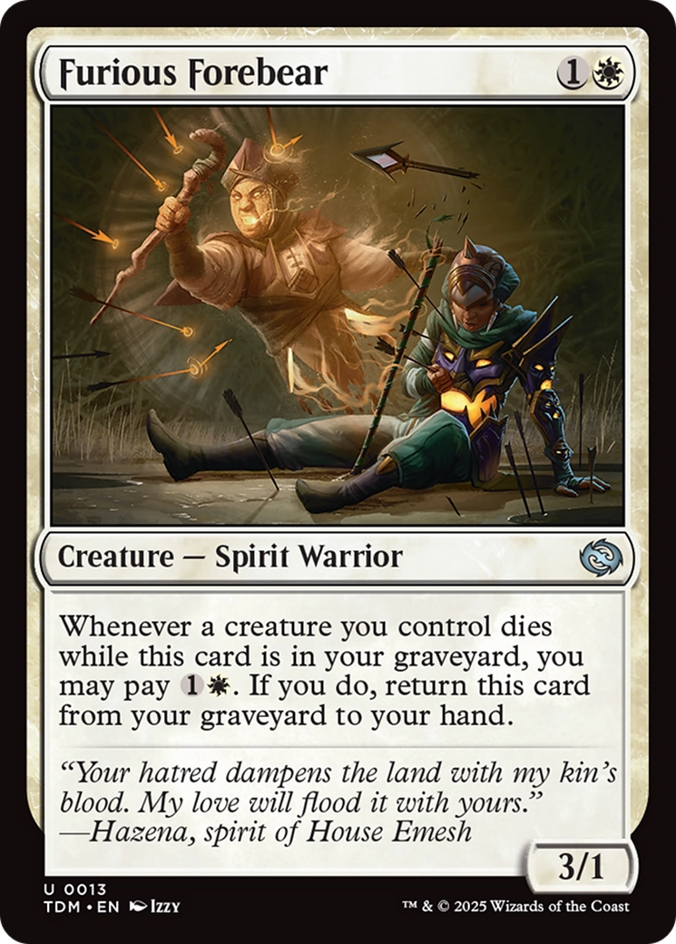 Furious Forebear [Tarkir: Dragonstorm] - Destination Retro