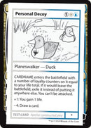 Personal Decoy (2021 Edition) [Mystery Booster Playtest Cards] - Destination Retro
