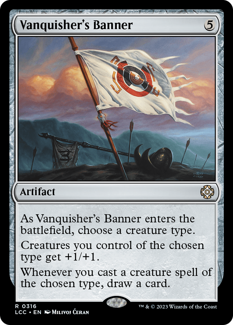 Vanquisher's Banner [The Lost Caverns of Ixalan Commander] - Destination Retro
