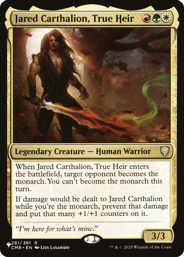 Jared Carthalion, True Heir [The List] - Destination Retro