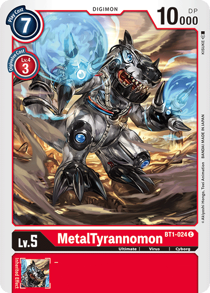 MetalTyrannomon [BT1-024] [Release Special Booster Ver.1.0] - Destination Retro
