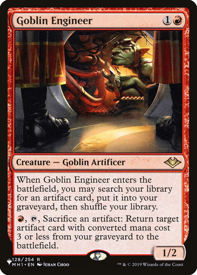 Goblin Engineer [Secret Lair: Heads I Win, Tails You Lose] - Destination Retro
