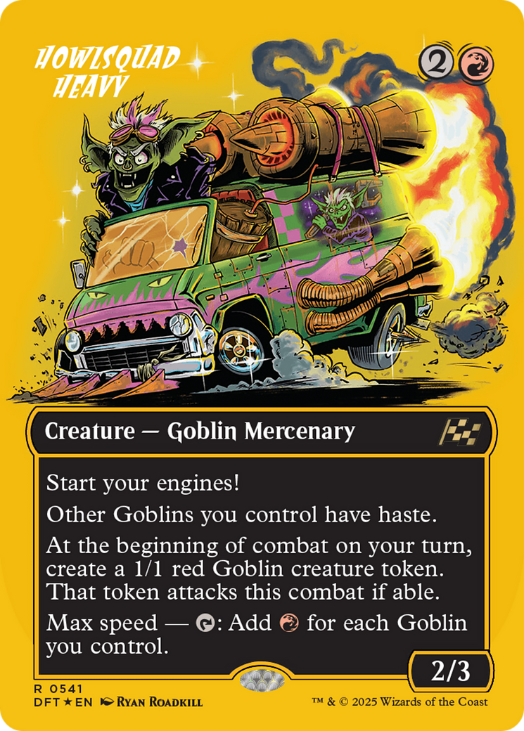 Howlsquad Heavy (Borderless) (First-Place Foil) [Aetherdrift] - Destination Retro