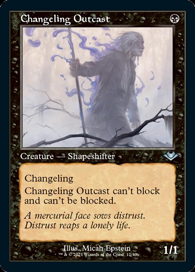 Changeling Outcast (Retro Foil Etched) [Modern Horizons] - Destination Retro