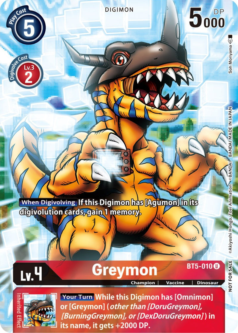 Greymon [BT5-010] (25th Special Memorial Pack) [Battle of Omni Promos] - Destination Retro