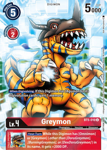 Greymon [BT5-010] (25th Special Memorial Pack) [Battle of Omni Promos] - Destination Retro