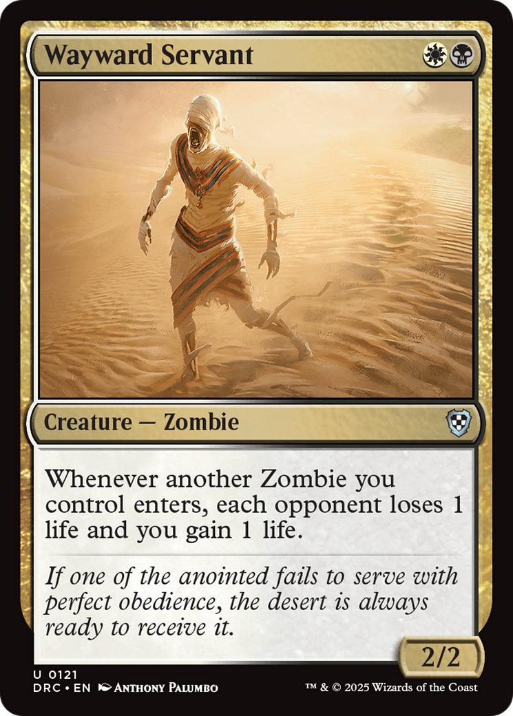 Wayward Servant [Aetherdrift Commander] - Destination Retro