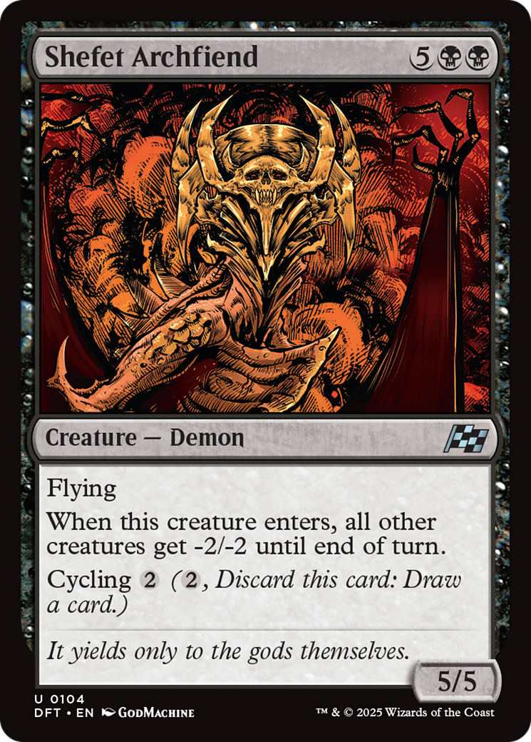 Shefet Archfiend [Aetherdrift] - Destination Retro