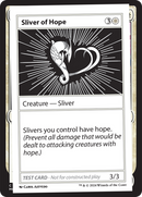 Sliver of Hope [Mystery Booster 2 Playtest Cards] - Destination Retro