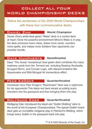 2003 World Championships Ad [World Championship Decks 2003] - Destination Retro