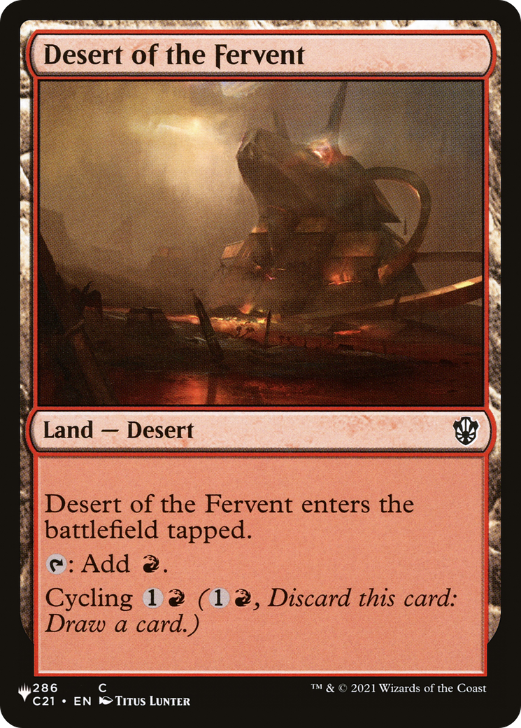 Desert of the Fervent [The List] - Destination Retro
